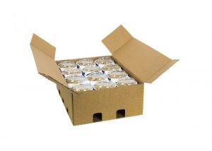 Ảnh hộp carton 3 lớp có vách ngăn chứa đồ gốm sứ