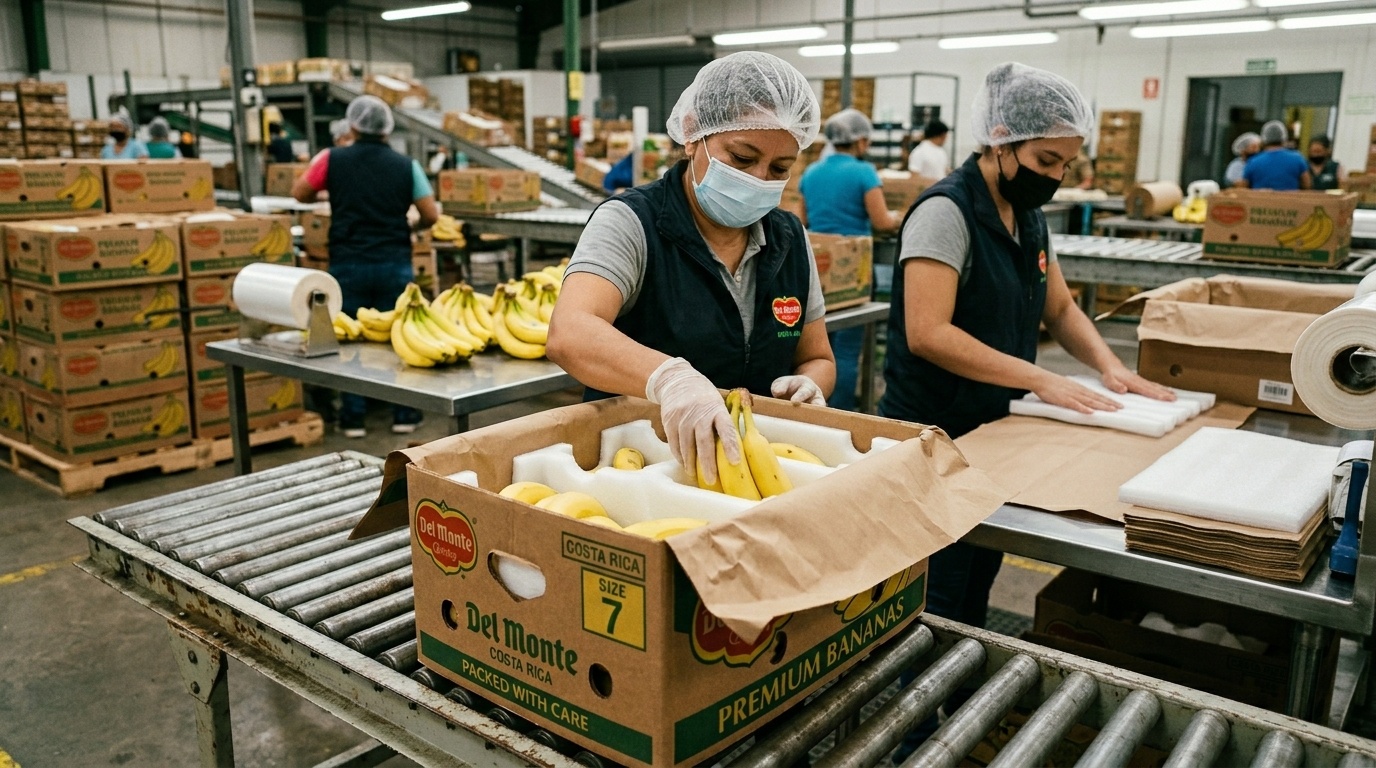 Hướng dẫn đóng gói bảo quản chuối bằng thùng carton