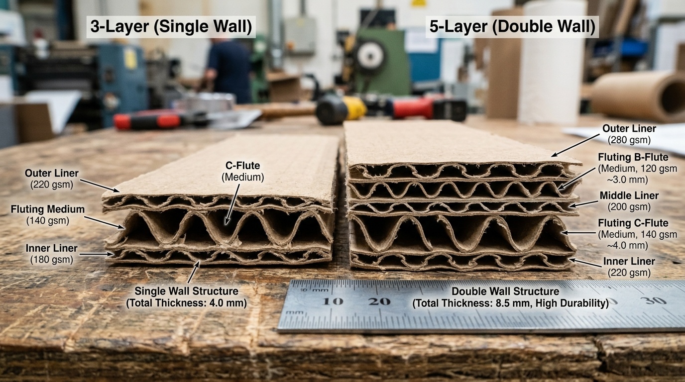 Cấu tạo thùng carton