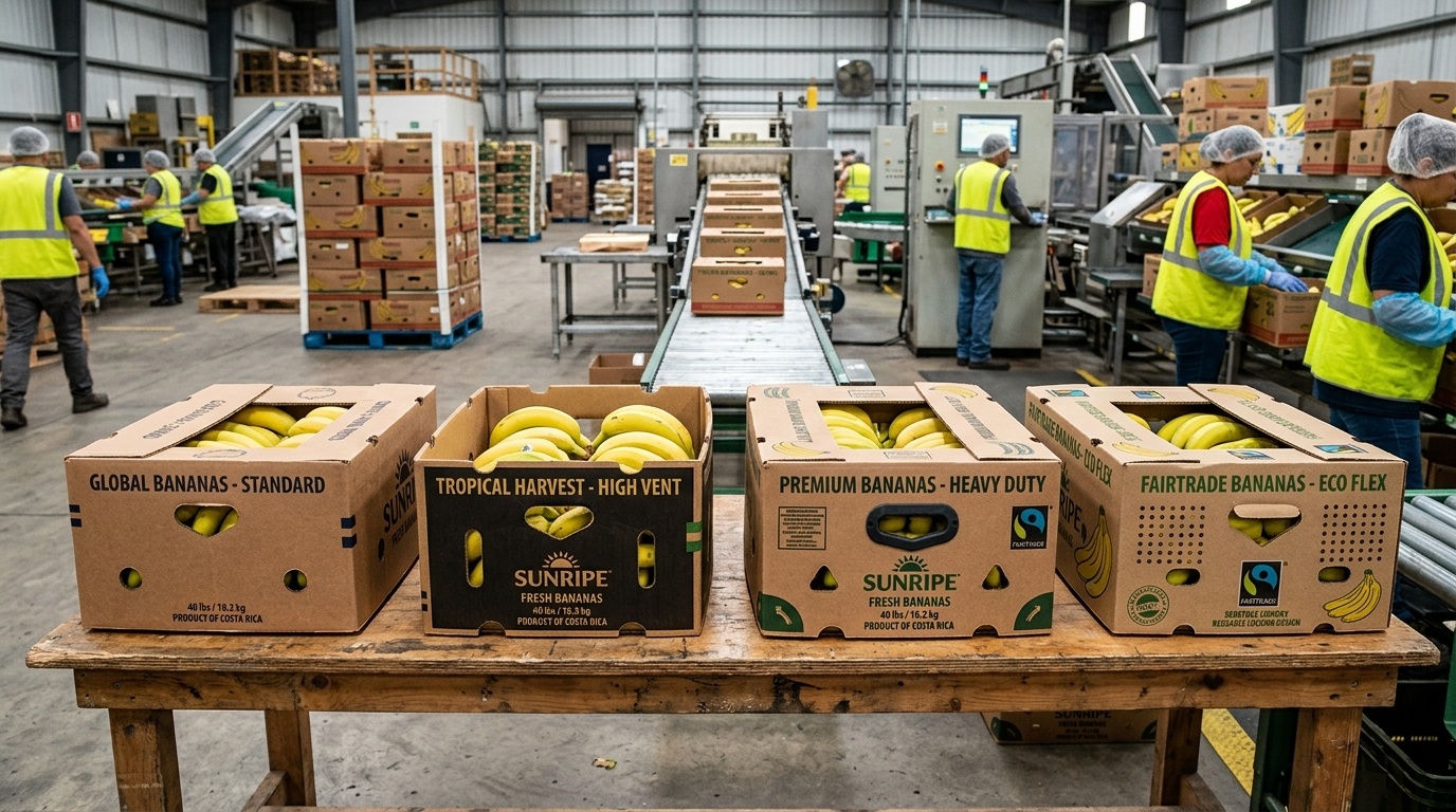 Thùng carton đựng chuối