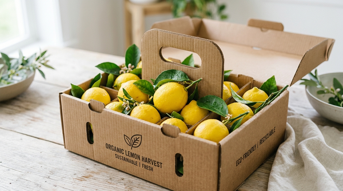 Thùng carton đựng chanh