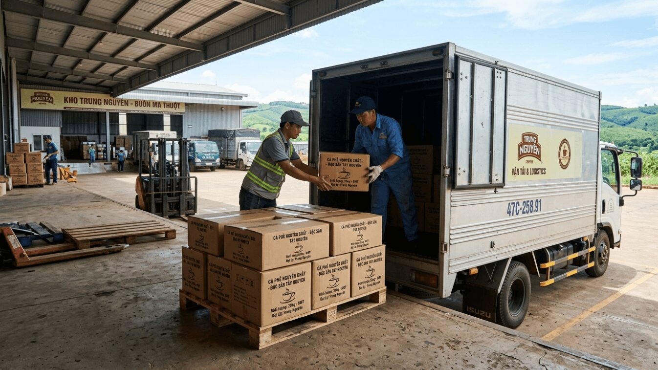 Thùng carton đựng cà phê 