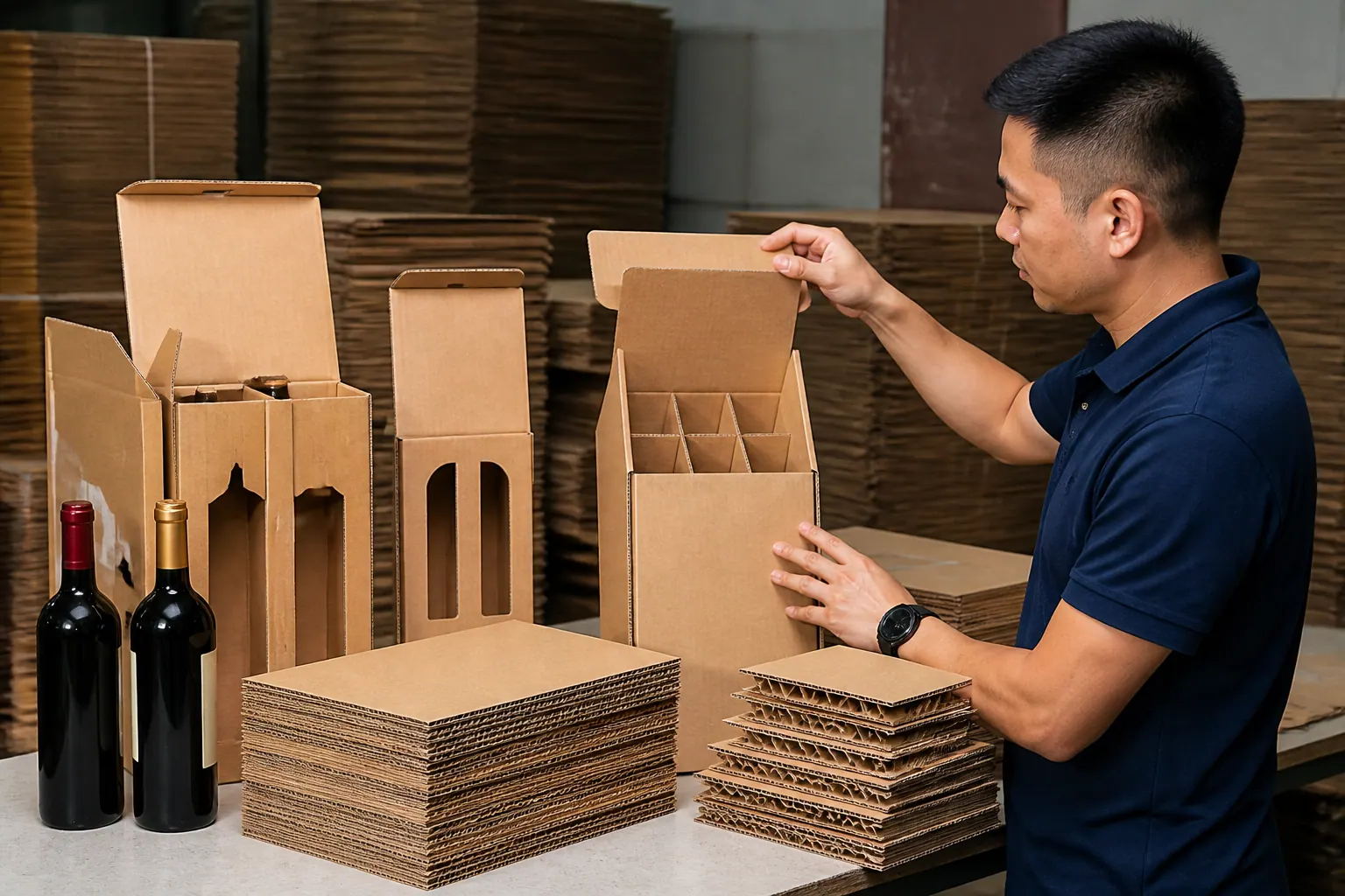Các tiêu chí lựa chọn thùng carton đựng rượu