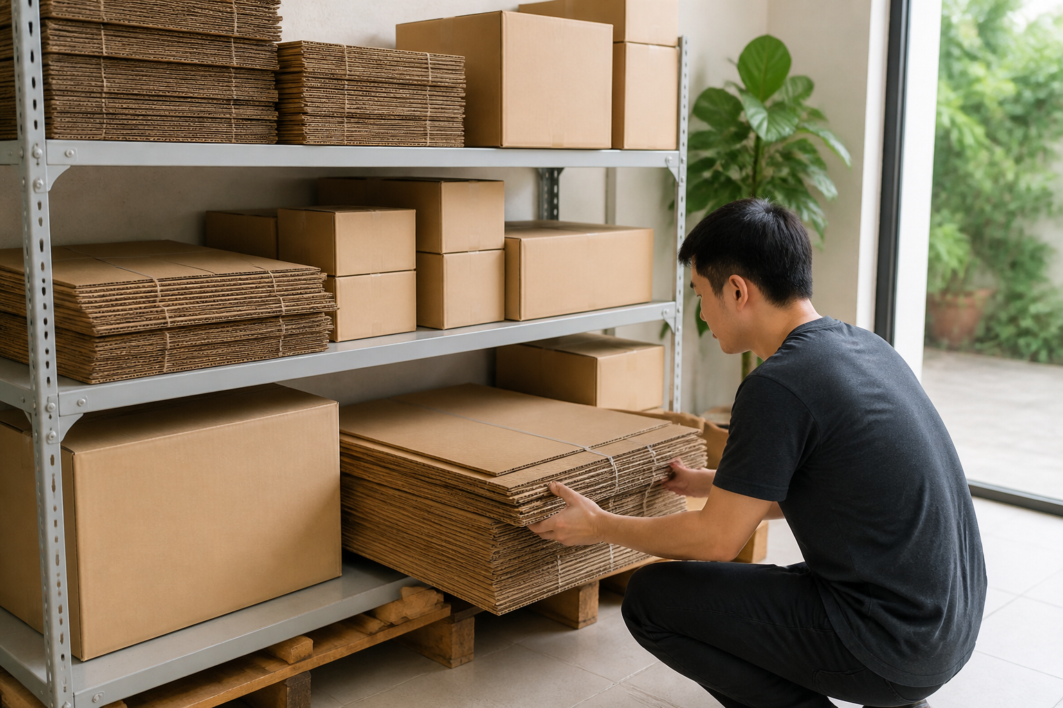Cách bảo quản thùng carton - thùng carton đựng case máy tính
