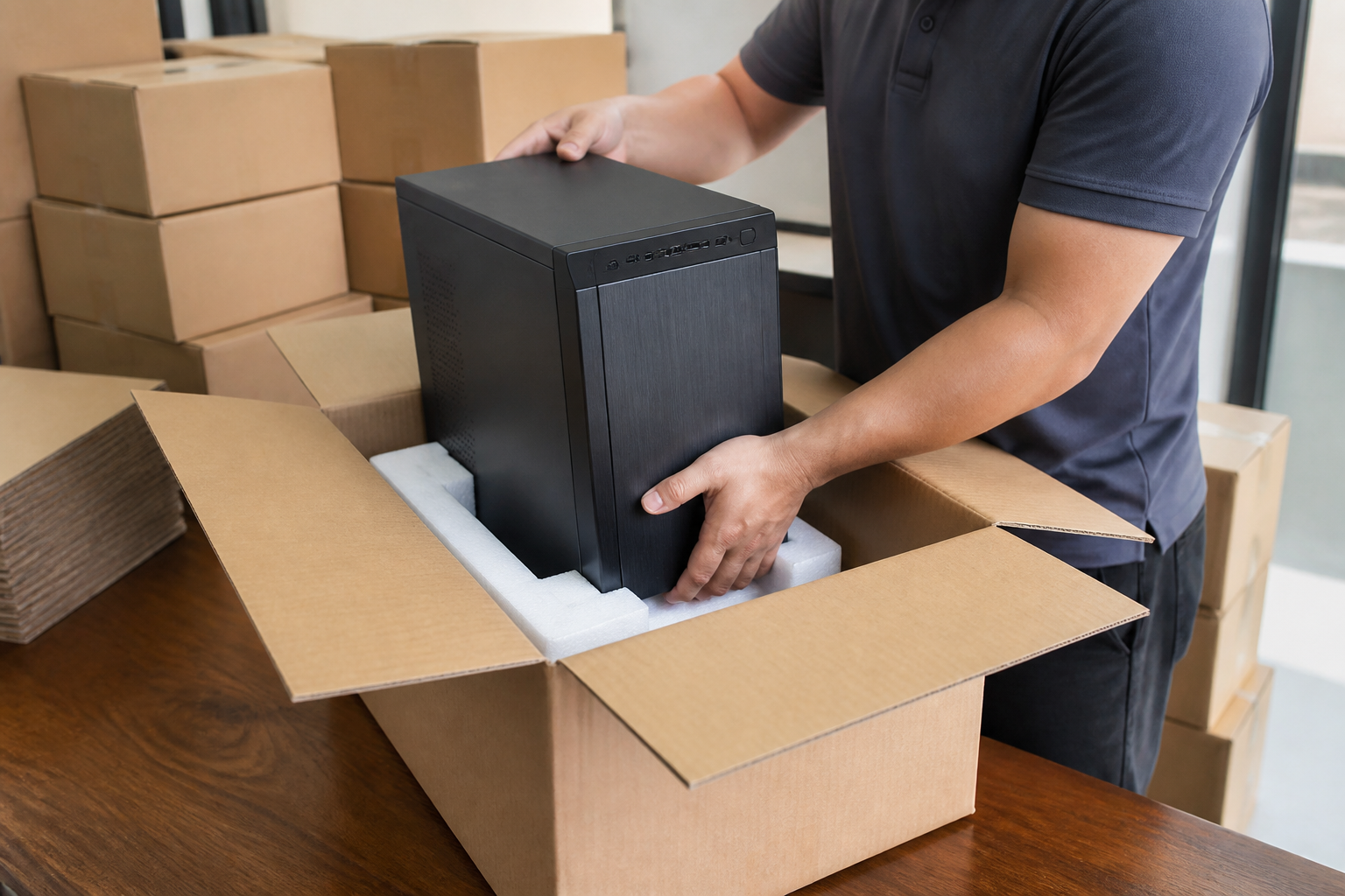 Thùng Carton Đựng Case Máy Tính - Chọn Kích Thước & Chất Liệu Chuẩn