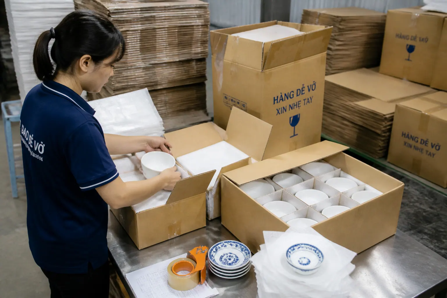 Bảng giá bao bì carton gốm sứ – Các yếu tố ảnh hưởng
