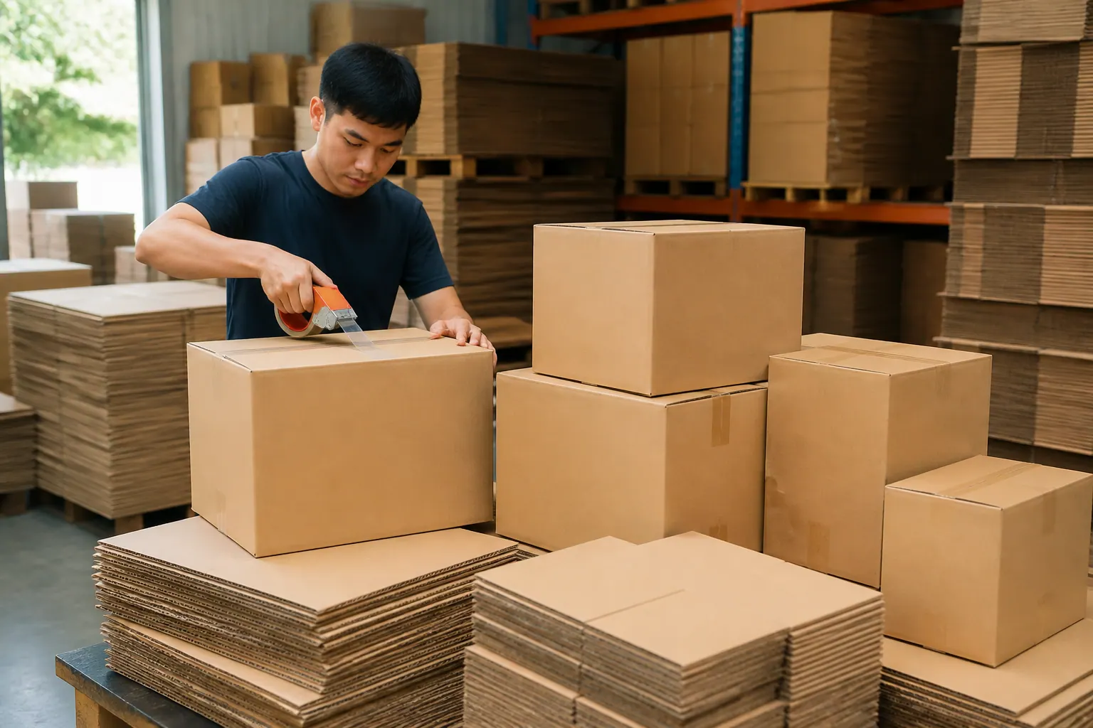 Bao bì carton là gì? Cấu tạo, phân loại và ứng dụng chi tiết