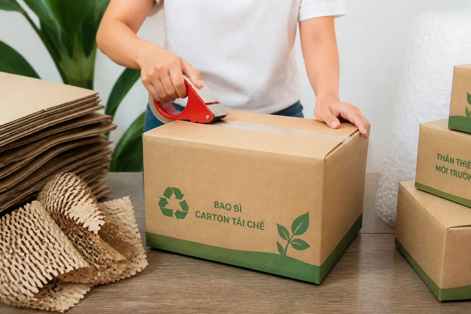 Bao bì carton tái chế là gì?