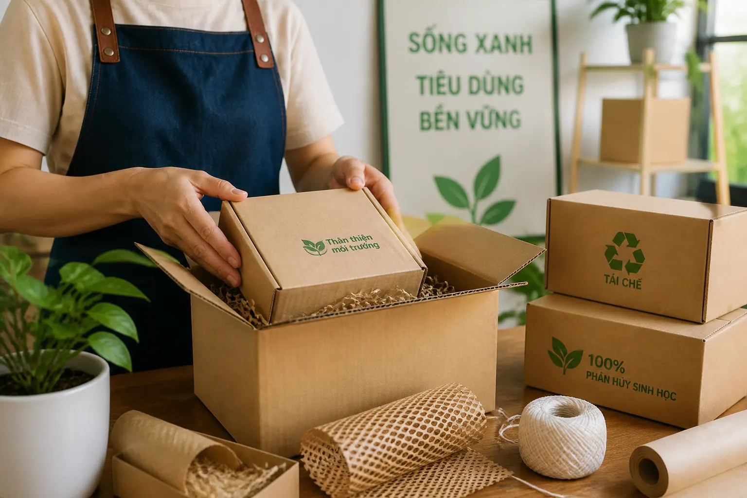 bao bì carton thân thiện môi trường