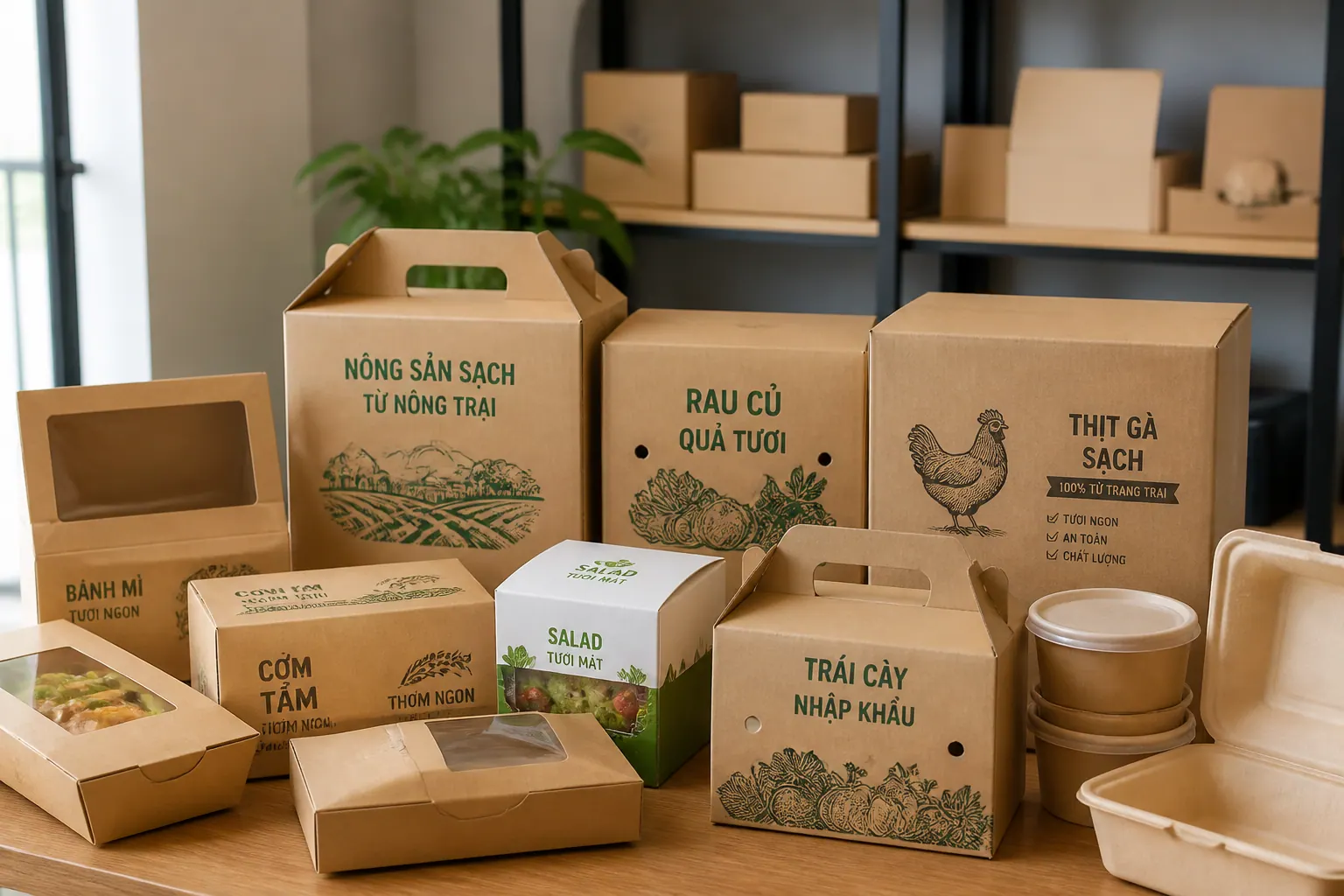 bao bì carton thực phẩm