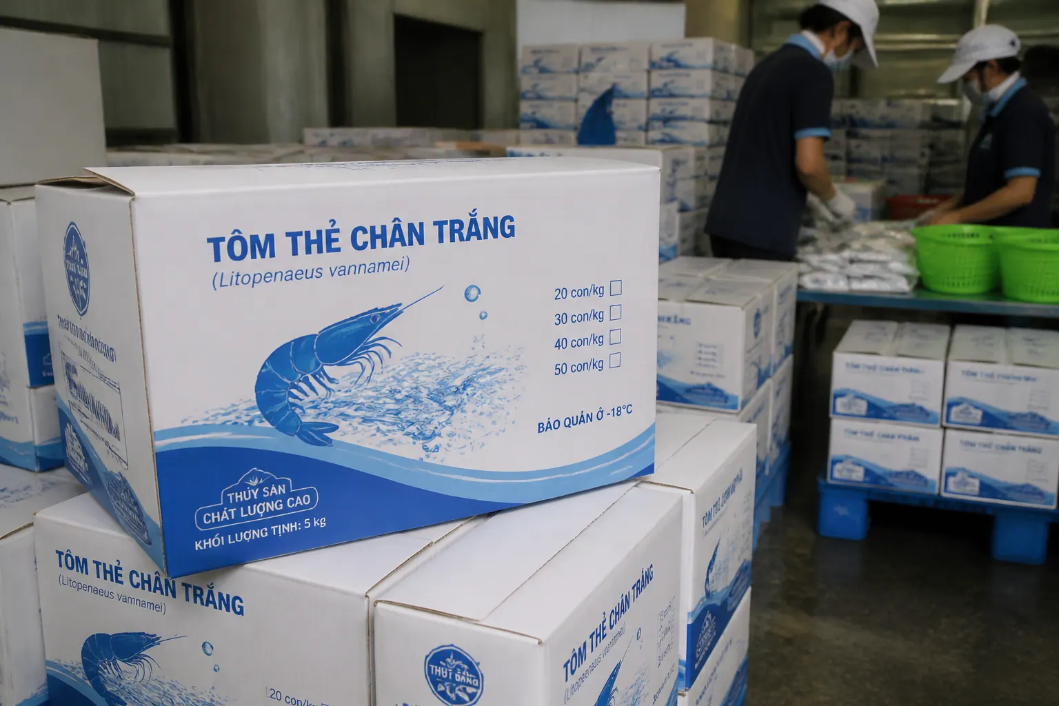 bao bì carton thủy sản bao bì carton thủy sản
