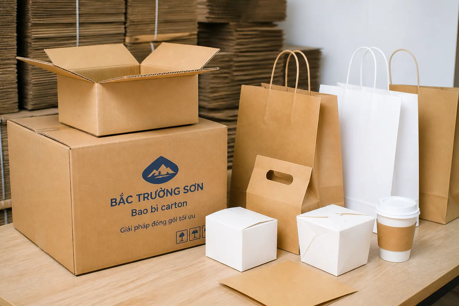 bao bì carton và bao bì giấy