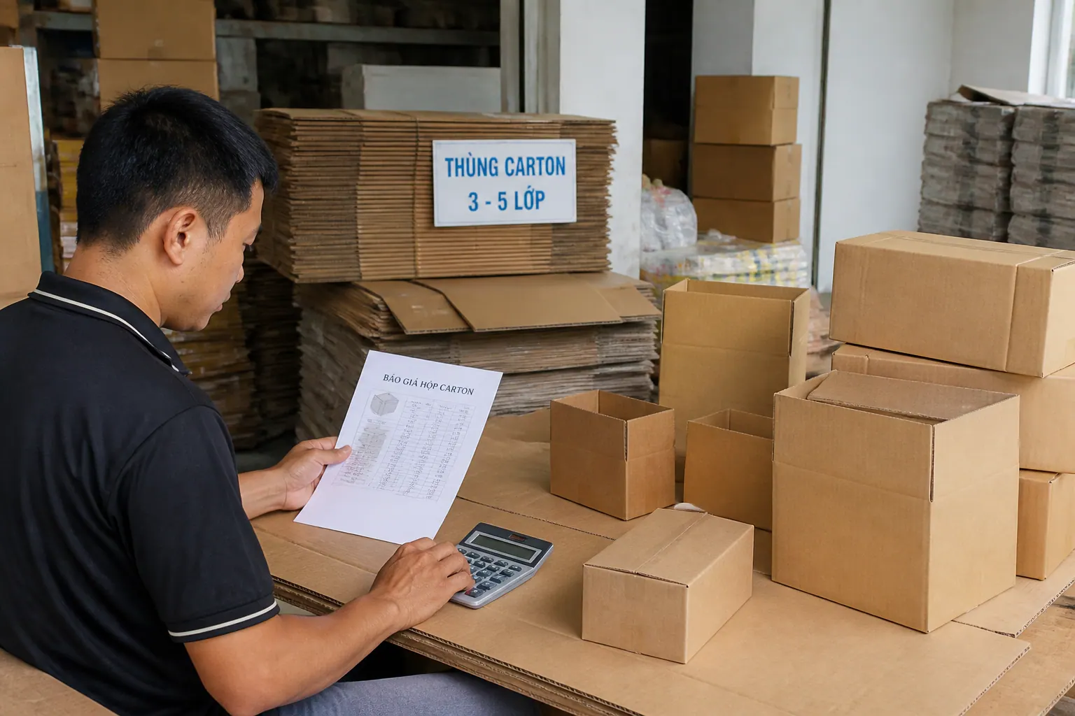 Báo Giá Hộp Carton – Các Yếu Tố Ảnh Hưởng