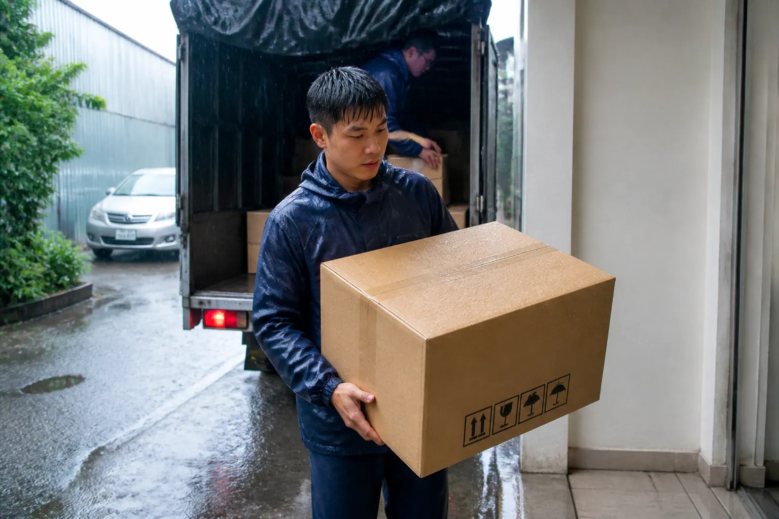 Bảo vệ hàng hóa trong điều kiện ẩm ướt - bao bì carton chống nước
