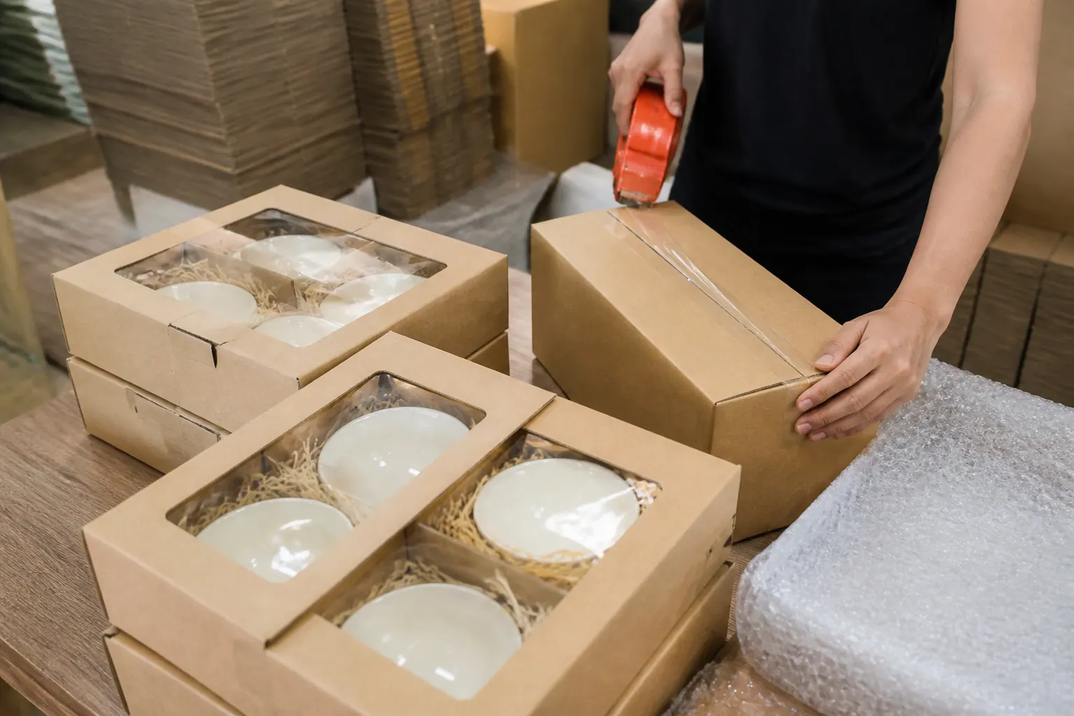 Bảo Vệ Sản Phẩm Và Tối Ưu Chi Phí - hộp carton có cửa sổ