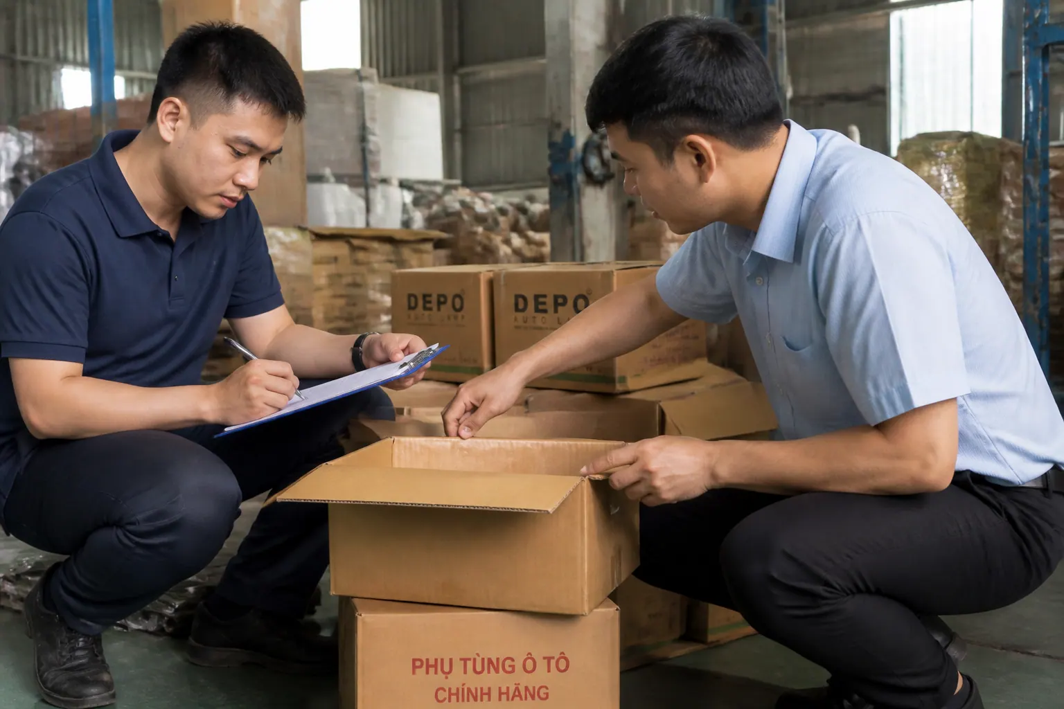 Bước 1: Tư vấn và khảo sát - bao bì carton phụ tùng ô tô