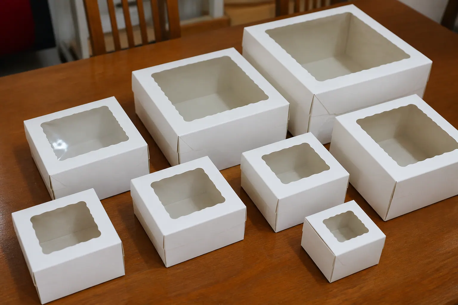 Các kích thước hộp carton đựng bánh thông dụng