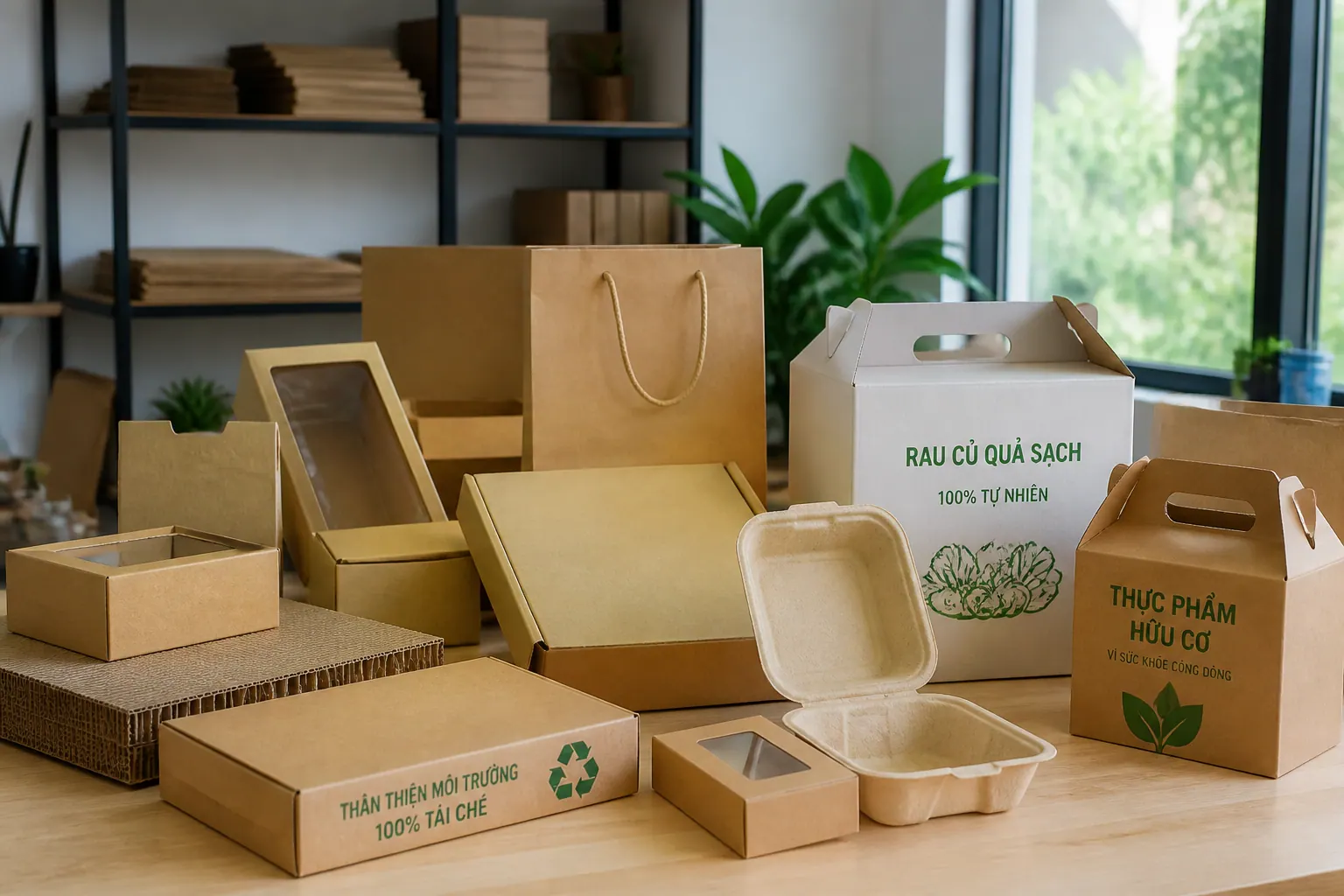 Các loại bao bì carton thân thiện môi trường phổ biến