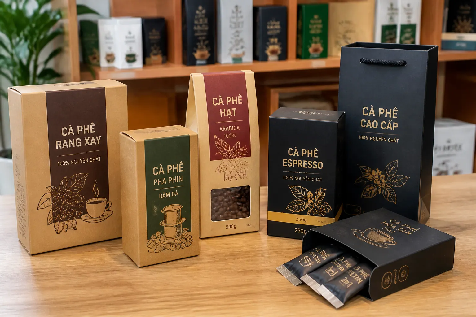 Các Loại Hộp Carton Đựng Cà Phê Phổ Biến Các Loại Hộp Carton Đựng Cà Phê Phổ Biến