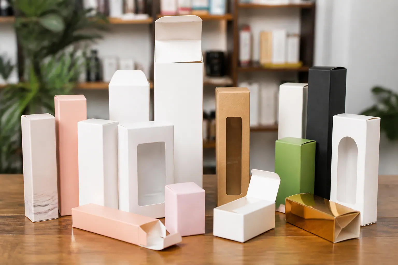 Các loại hộp carton đựng mỹ phẩm phổ biến hiện nay