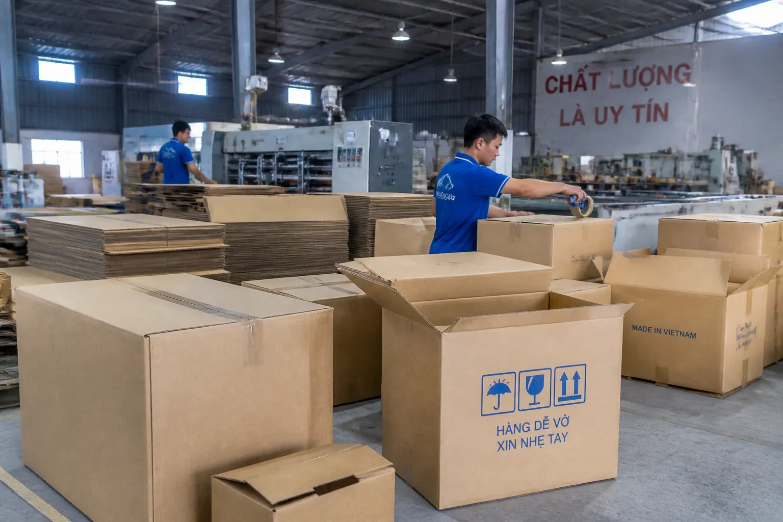 Các Loại Thùng Carton Xuất Khẩu Phổ Biến