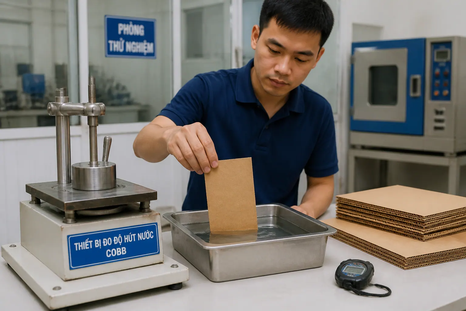 Các tiêu chuẩn đánh giá khả năng chống nước (Cobb, độ hút nước) - bao bì carton chống nước