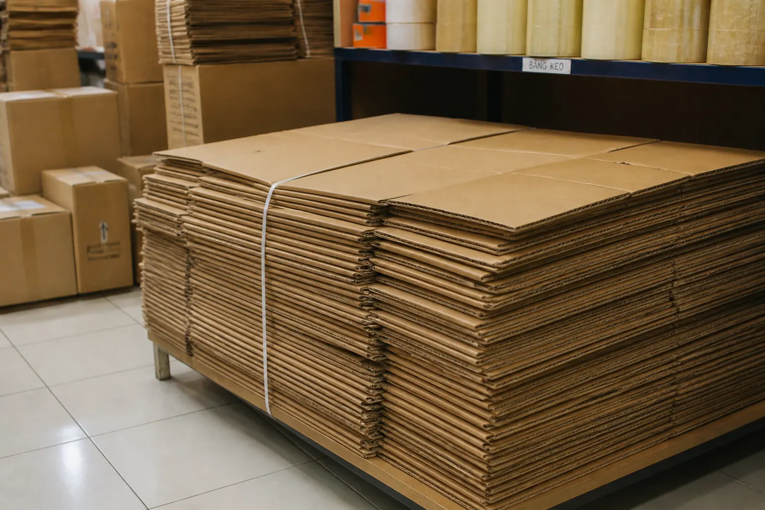 Carton thường (carton phẳng) - các loại bao bì carton