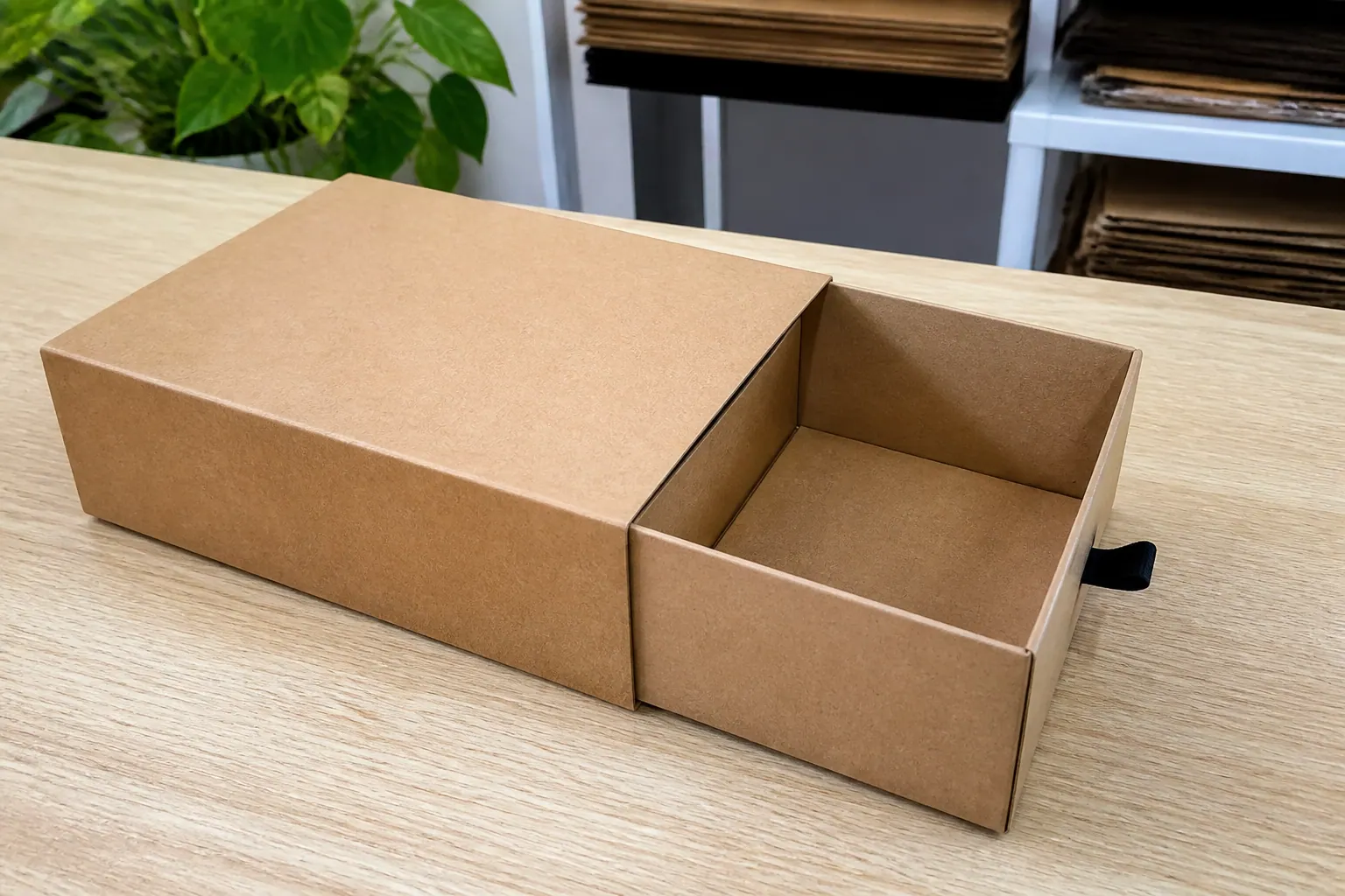 Cấu tạo cơ bản - hộp carton ngăn kéo