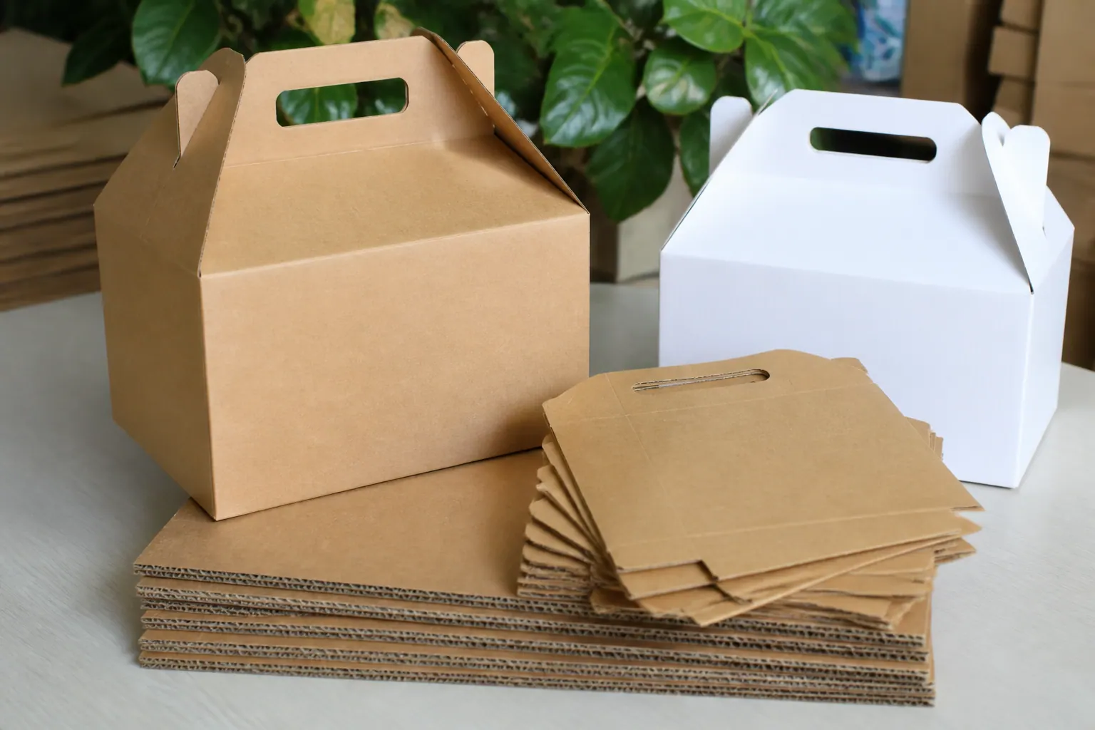 Cấu tạo và chất liệu của hộp carton có quai