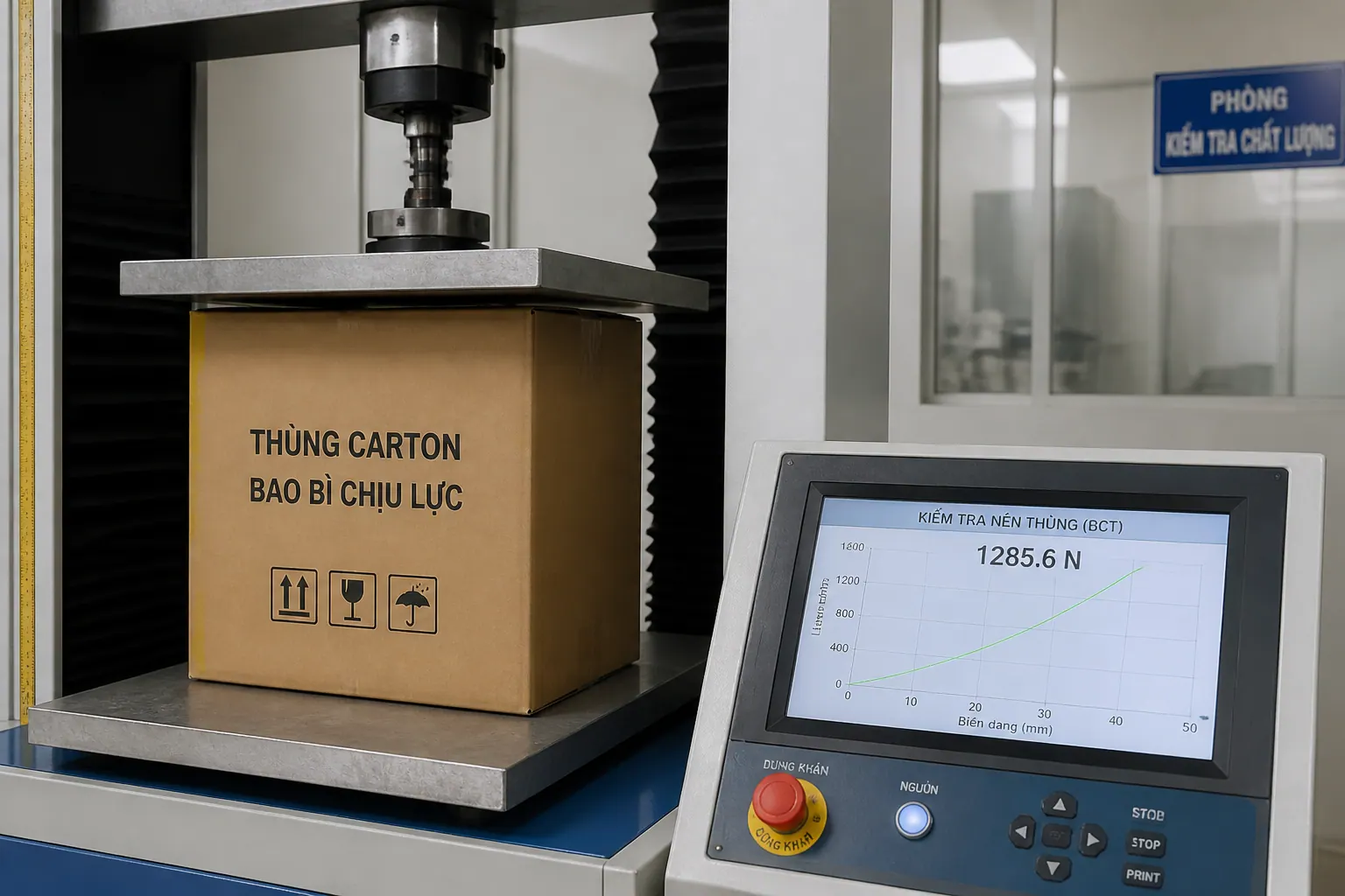 Chỉ số BCT (Box Compression Test) - bao bì carton chịu lực