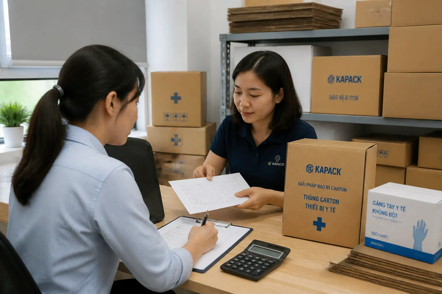 Chính sách giá và dịch vụ hậu mãi - bao bì carton thiết bị y tế