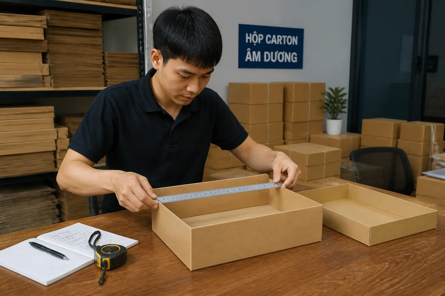 Chọn kích thước chuẩn | hộp carton âm dương Chọn kích thước chuẩn - hộp carton âm dương