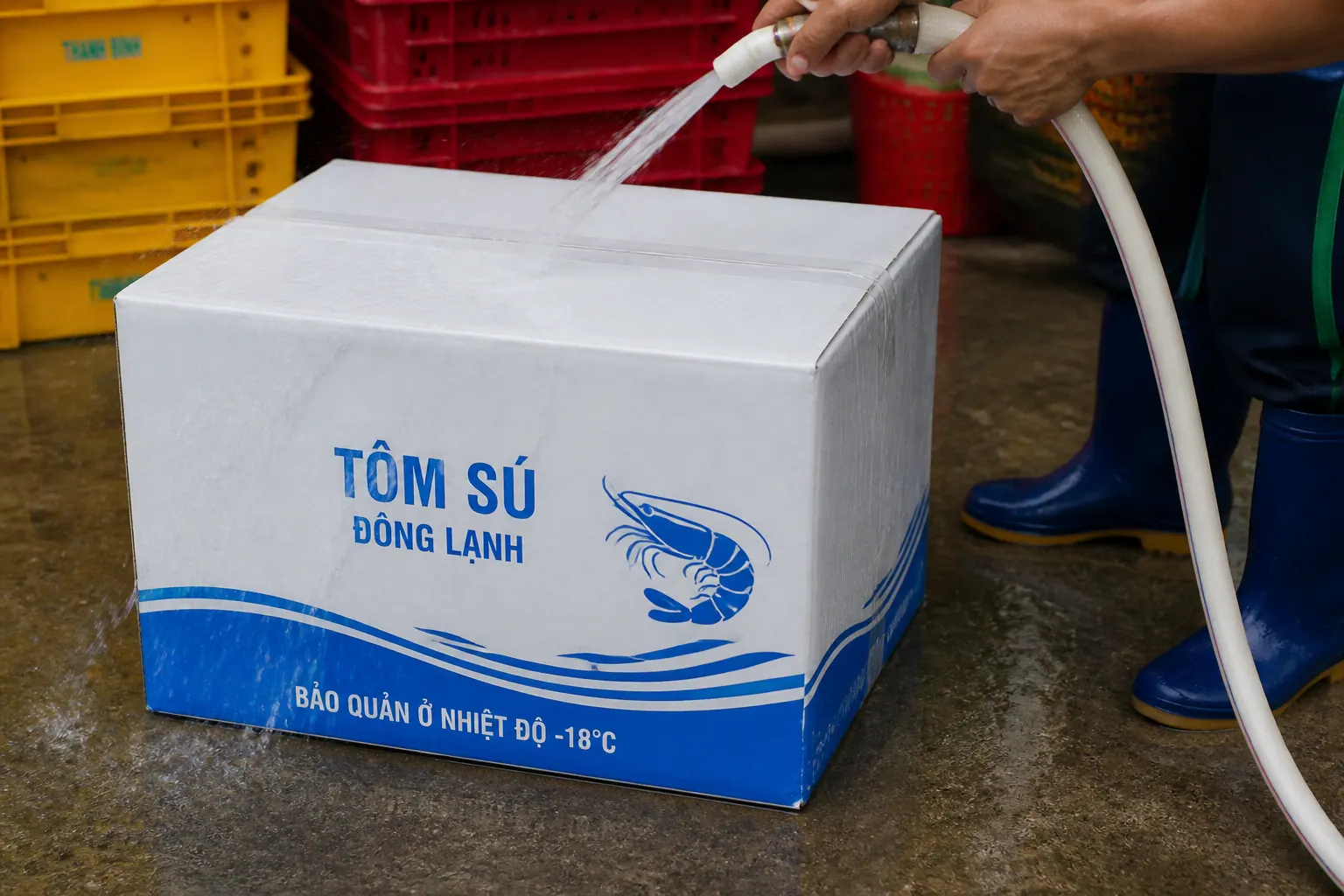 Chống ẩm, chống thấm | bao bì carton thủy sản Chống ẩm, chống thấm - bao bì carton thủy sản