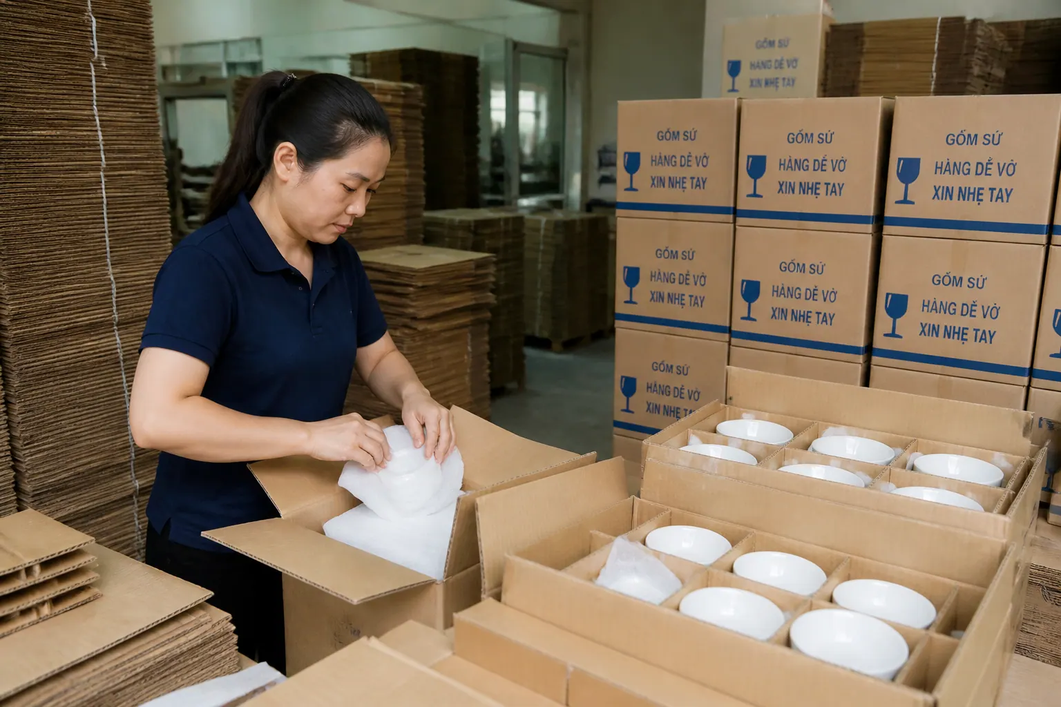Địa chỉ cung cấp bao bì carton gốm sứ uy tín tại Hải Phòng