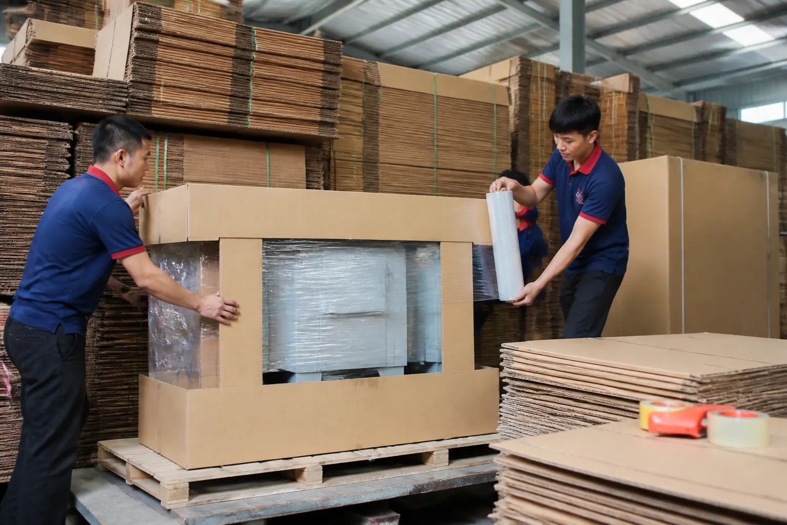 Địa chỉ cung cấp bao bì carton máy móc uy tín tại Hải Phòng