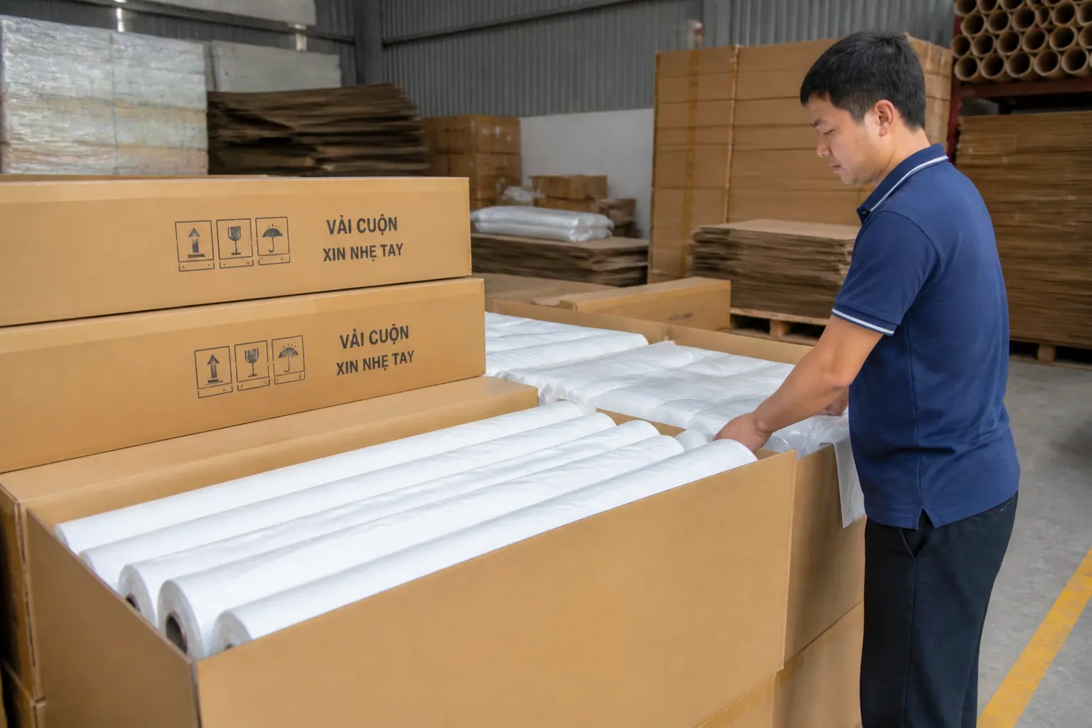 Địa Chỉ Cung Cấp Thùng Carton Vải Cuộn Uy Tín Tại TP.HCM