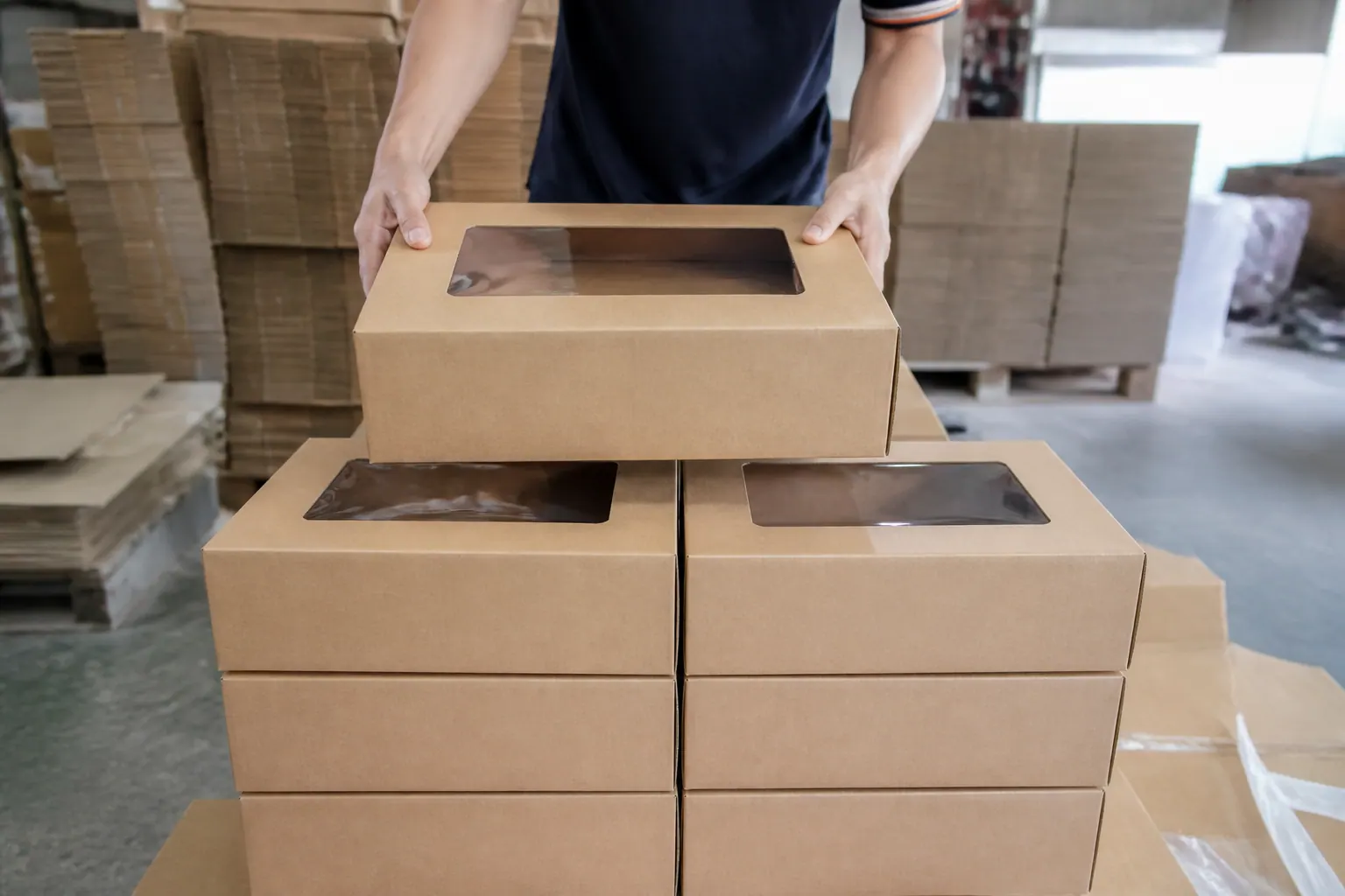 Độ Bền Kéo, Chịu Nén - hộp carton có cửa sổ