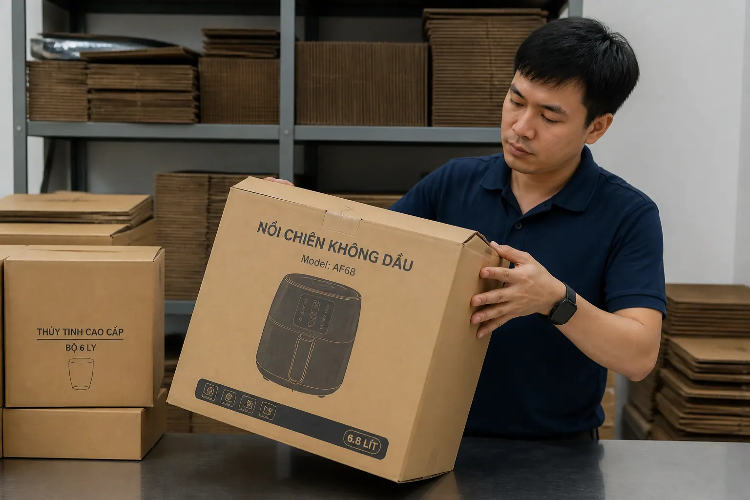 Độ cứng, độ bền - bao bì carton bồi