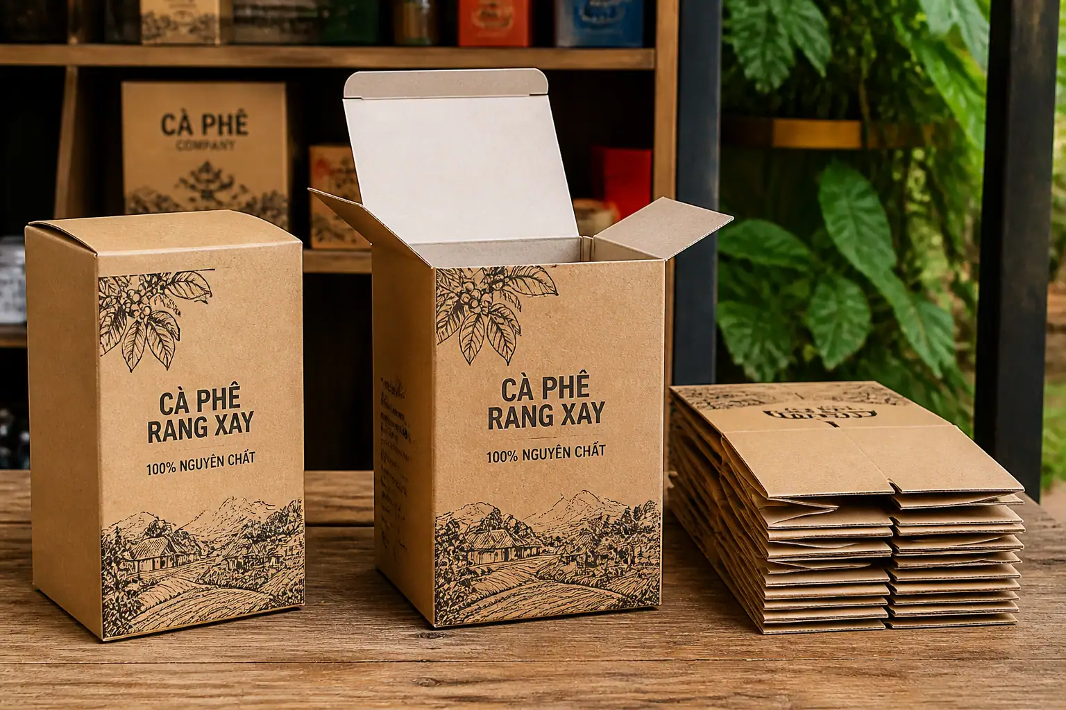 Hộp Carton 3 Lớp | hộp carton đựng cà phê Hộp Carton 3 Lớp - hộp carton đựng cà phê