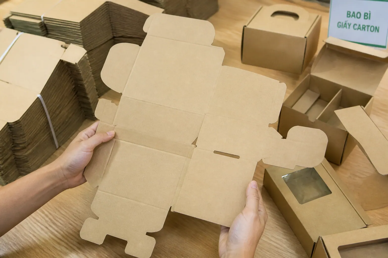 Hộp carton bế khuôn là gì?