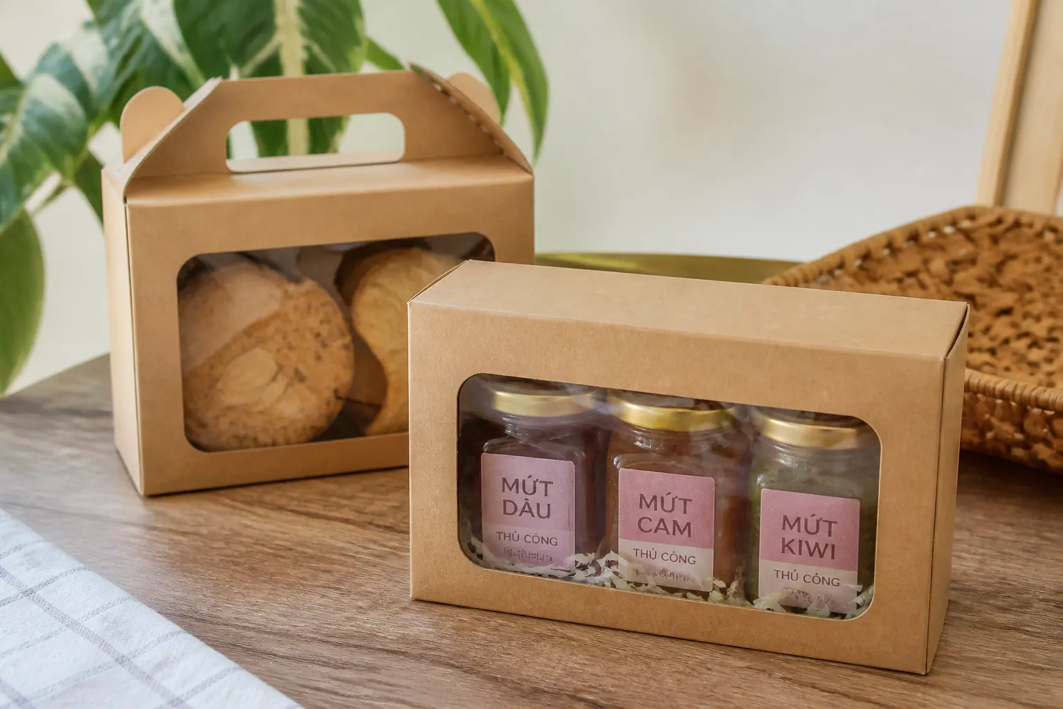 hộp carton có cửa sổ