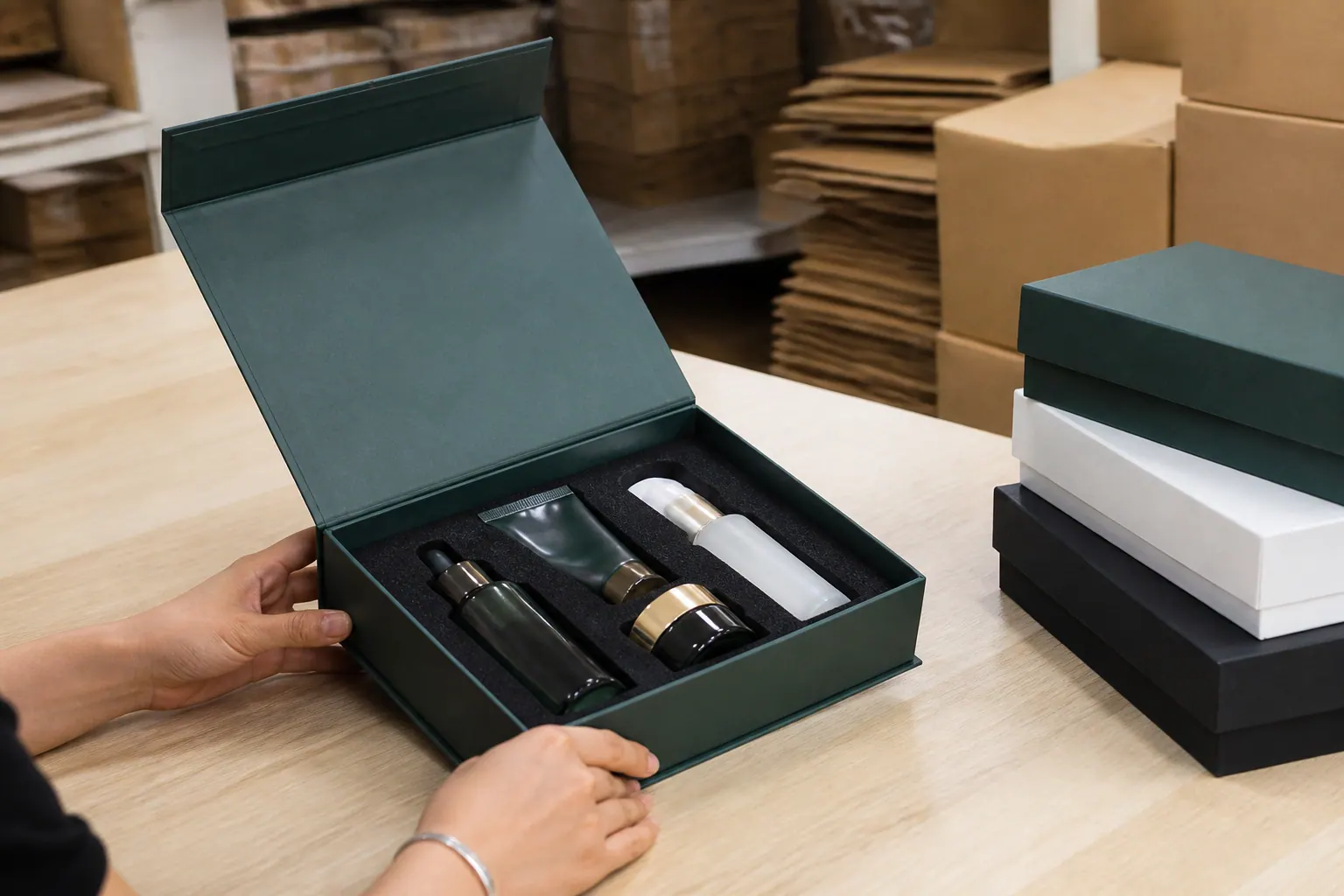 Hộp carton cứng (rigid box) - hộp carton đựng mỹ phẩm