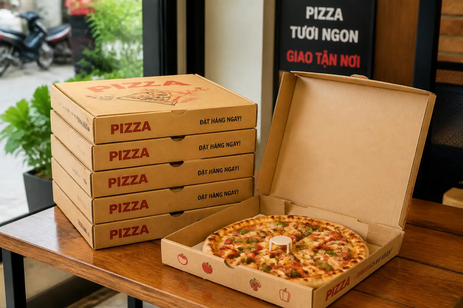 hộp carton đựng pizza hộp carton đựng pizza