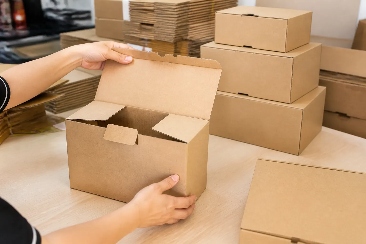 hộp carton nắp gài hộp carton nắp gài