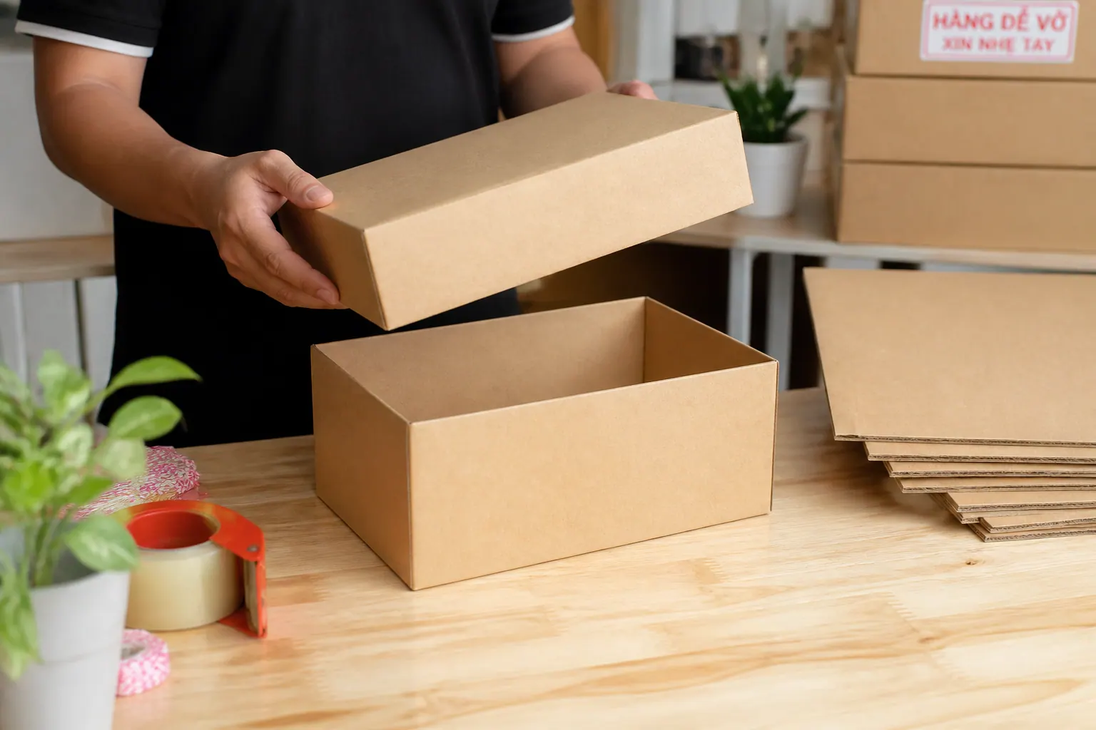 hộp carton nắp rời hộp carton nắp rời