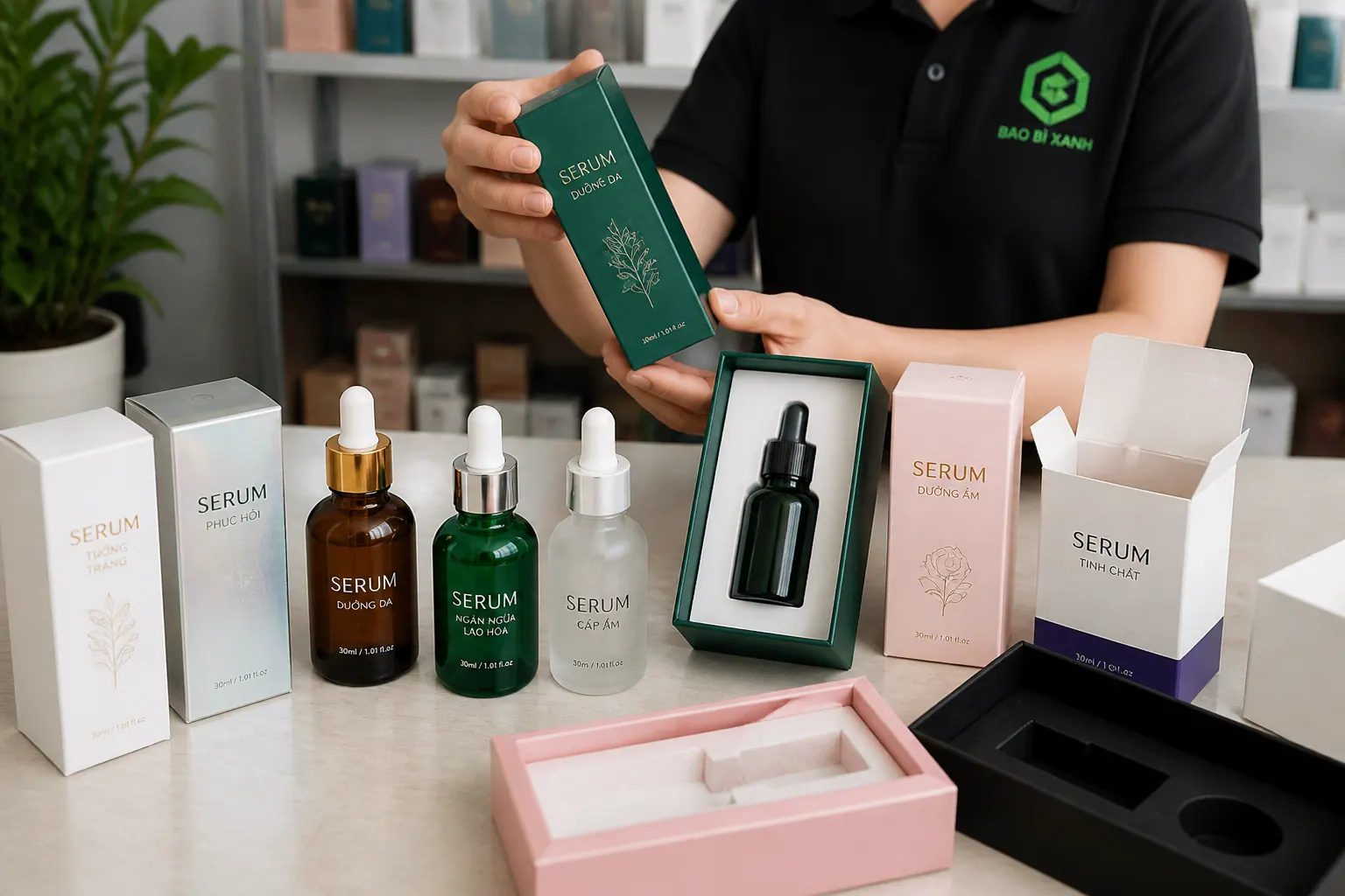 hộp đựng serum