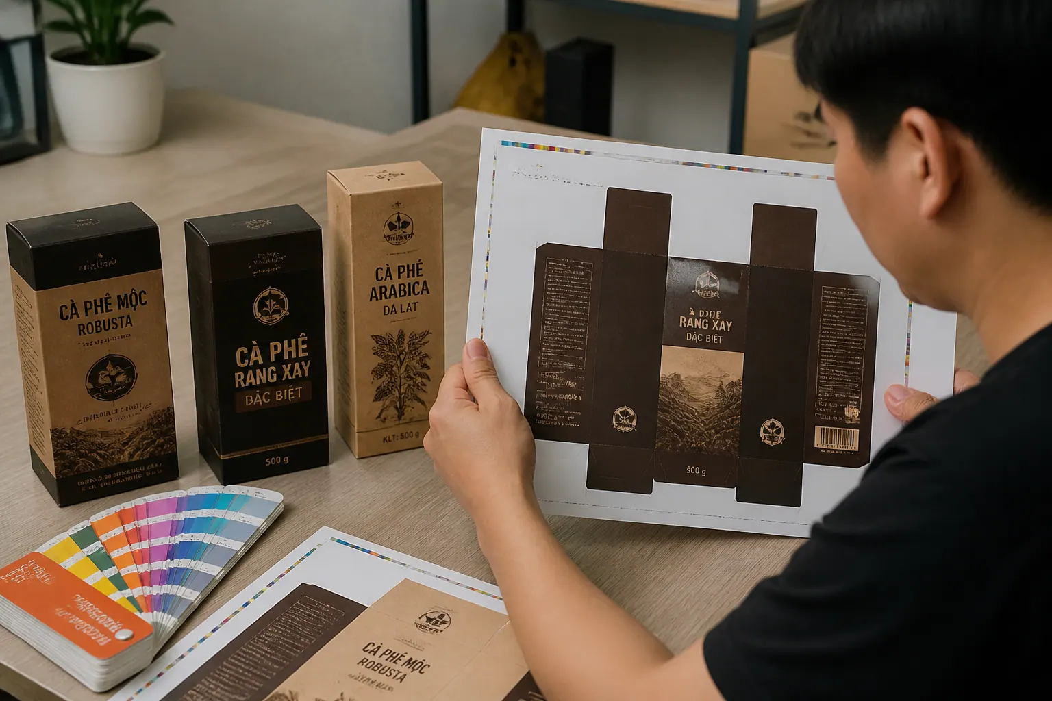 In Ấn Và Thẩm Mỹ | hộp carton đựng cà phê In Ấn Và Thẩm Mỹ - hộp carton đựng cà phê