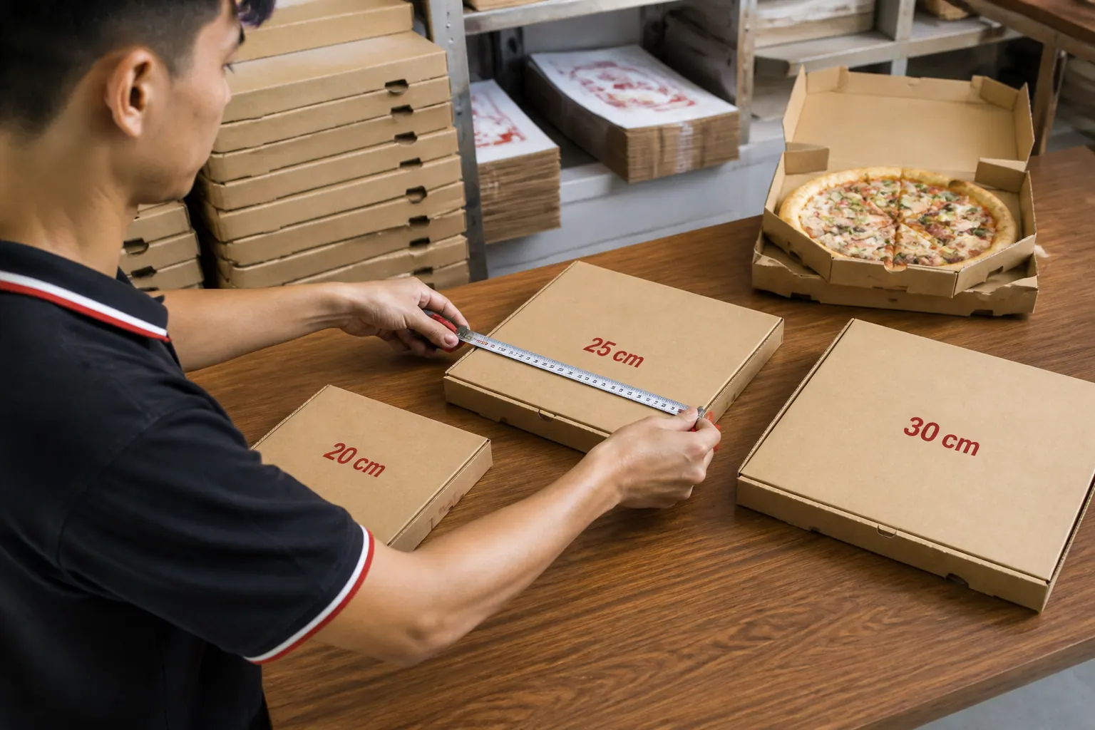 Kích thước hộp pizza chuẩn và cách chọn phù hợp | hộp carton đựng pizza Kích thước hộp pizza chuẩn và cách chọn phù hợp - hộp carton đựng pizza