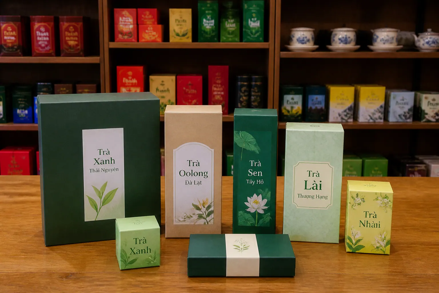 Kích Thước và Cấu Trúc Hộp Theo Loại Trà | hộp carton đựng trà Kích Thước và Cấu Trúc Hộp Theo Loại Trà - hộp carton đựng trà