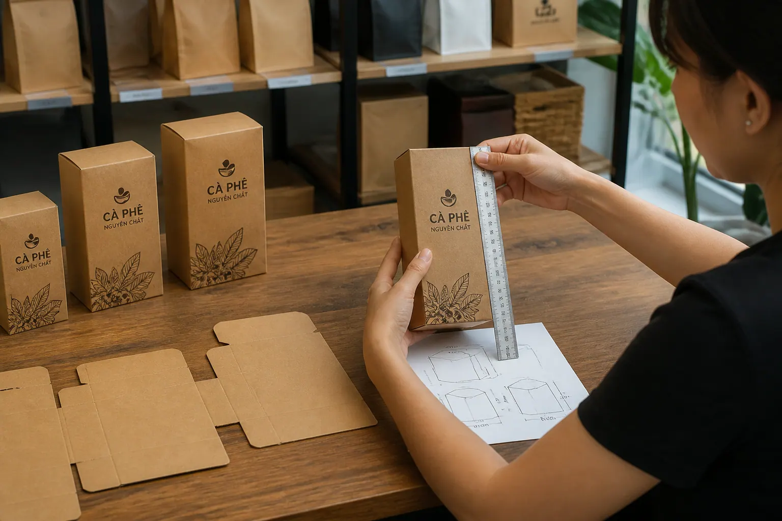 Kích Thước Và Quy Cách | hộp carton đựng cà phê Kích Thước Và Quy Cách - hộp carton đựng cà phê